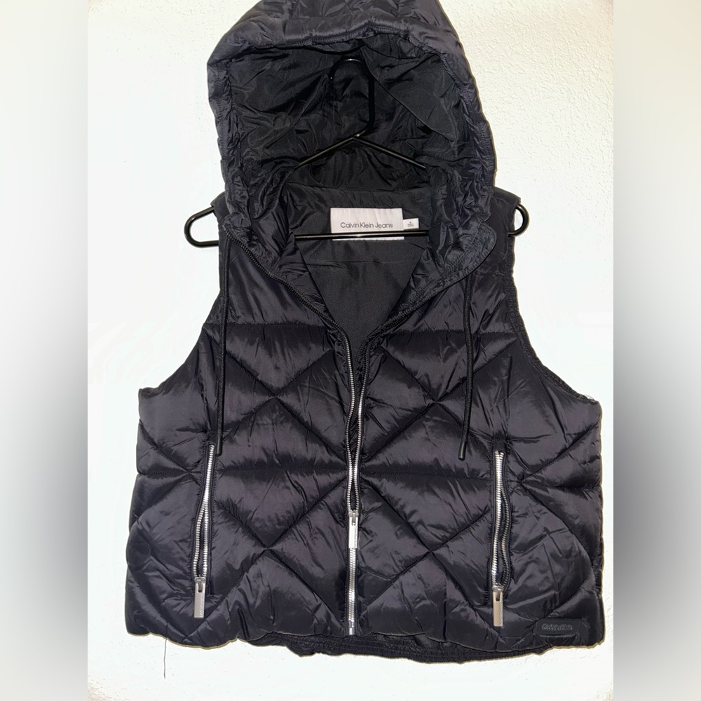 Calvin Klein Jeans Black Quilted Puffer Vest